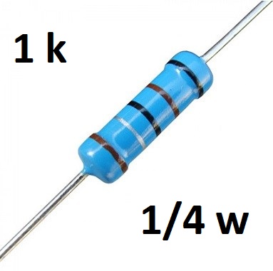 Resistor 1K 1/4W 1%(1pcs)