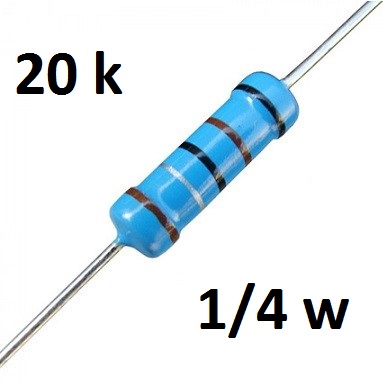 Resistor 20K 1/4W