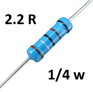 Resistor 2.2R 1/4W (1pcs)