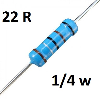 Resistor 22R 1/4W (1pcs)