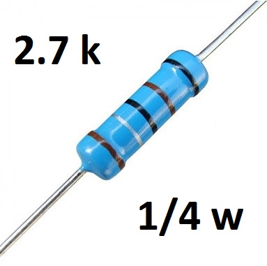 Resistor 2.7K 1/4W (1pcs)