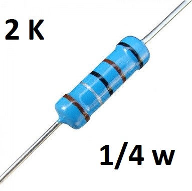 Resistor 2K 1/4W