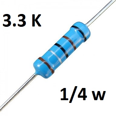 Resistor 3.3K 1/4W (1pcs)