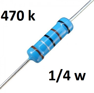 Resistor 470K 1/4W (1pcs)