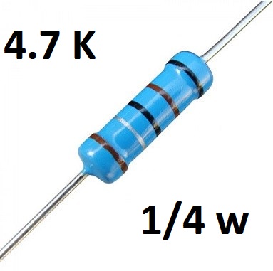 Resistor 4.7K 1/4W