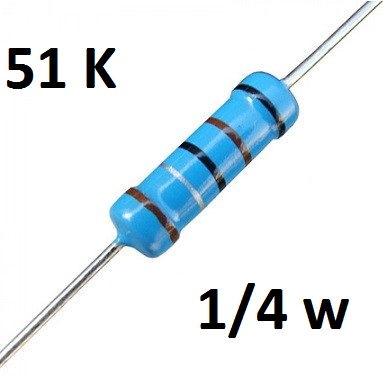 Resistor 51K 1/4W (1pcs)