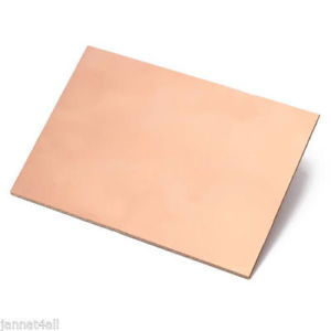 Single Side 20*30cm thickness 1.5mm FR4 Glass fiber Blank Copper Clad Printed Circuit Board Universal Prototype PCB