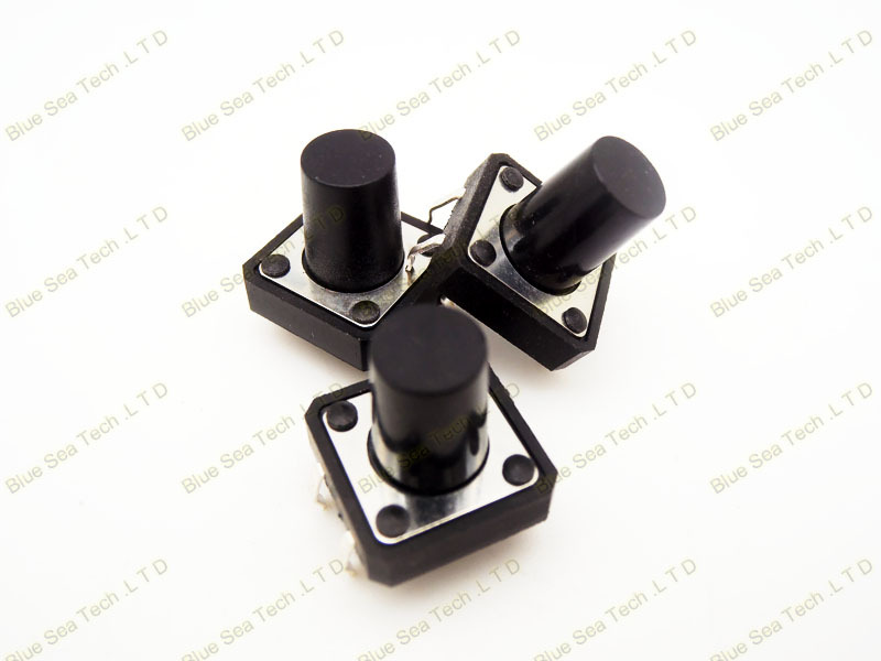 Tactile Push Button Switch Round 12x12x12mm -1pc  