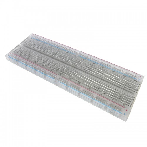 MB-102 Breadboard Transparent 830 Point Solderless
