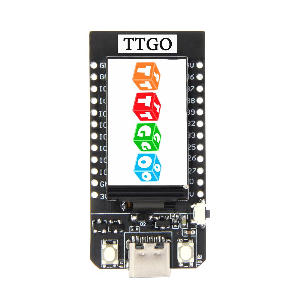 TTGO T-Display ESP32 WiFi Bluetooth Module Development Board 1.14 Inch LCD Control Board 16MB