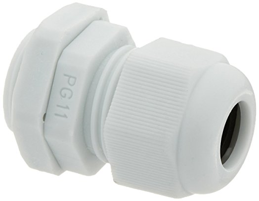 UK White Plastic PG11 Waterproof Cable Glands 