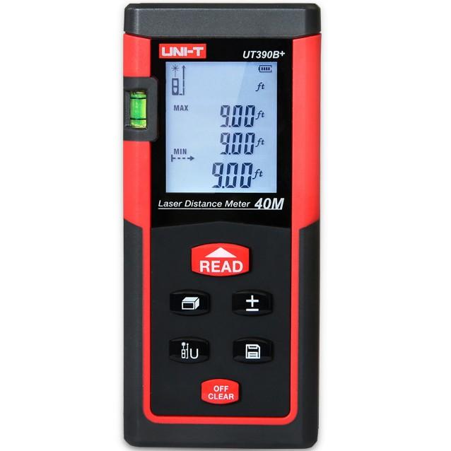 UNI-T Digital Laser Distance Meter 40M Bubble Level Rangefinder 