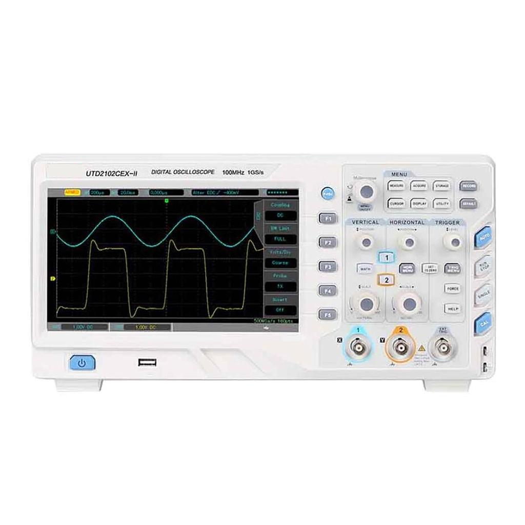 UNI-T UTD2102CEX-II 100MHz Digital Storage Oscilloscope