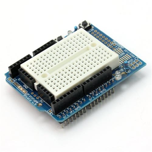 UNO Proto Prototype Shield + 170pts Breadboard