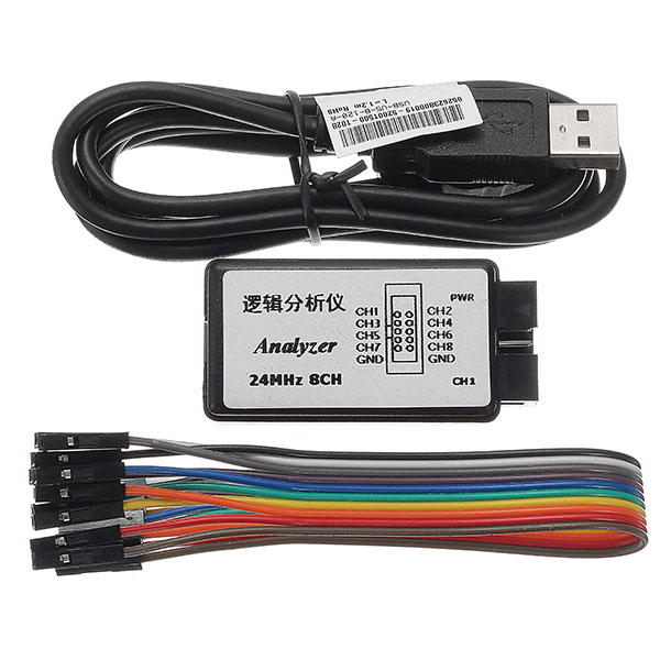 USB Logic Analyze 24M 8CH MCU ARM FPGA DSP Debug Tool
