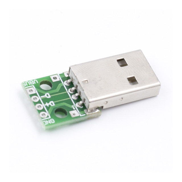 USB male head to Dip, 2.54mm direct 4P adapter board, USB to 2.54mm pin