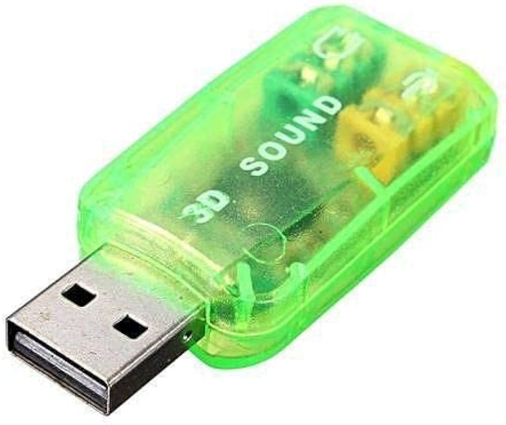 USB sound card 5.1 channel - compatible with Raspberry pi 