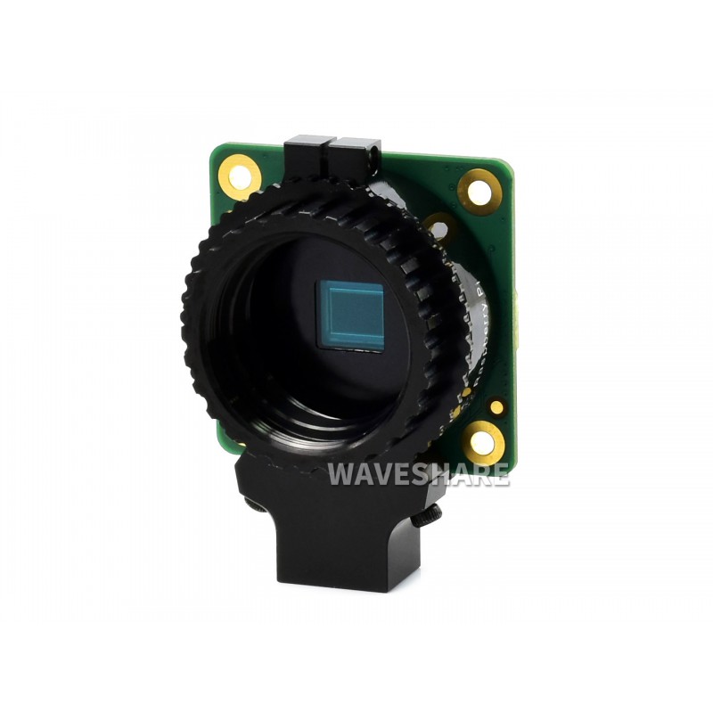 Waveshare Raspberry Pi HQ Camera with 12.3MP IMX477 Sensor High Sensitivity Supports C- and CS-Mount Lenses