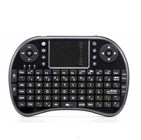 Wireless Black Keyboard Remote Control with touch pad Rii mini i8 