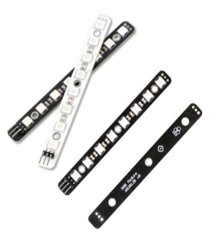 Black 8-Bit WS2812 LED Electronic Building Block Module Soldering Bent needle size:11*105mm