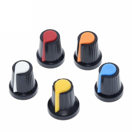 Potentiometer WH148 Knob Rotary switch Cap Inner 6mm External 15mm*17mm Random Color 