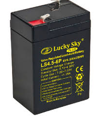 Lucky Sky  Lead Acid rechargeable battery 6V 4.5Ah