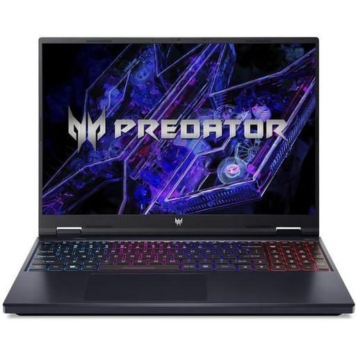 [PHN16-72-962U] Acer Predator Helios Neo 16 Gaming (2024) Laptop – 14th Gen / Intel Core i9-14900HX / 16inch WQXGA / 1TB SSD / 16GB RAM / 8GB NVIDIA GeForce RTX 4060 / Windows 11 Home / English & Arabic Keyboard