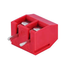 Red KF301-2P 5.0MM 5.08mm Straight Needle PCB Terminal Blocks