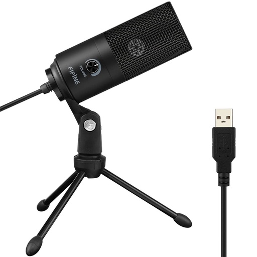 [K669B] Fifine Metal USB Condenser Recording Microphone 