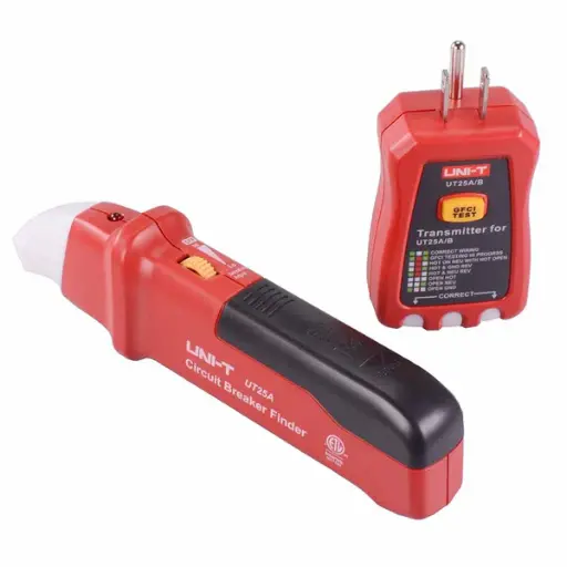 [UT25A]  UNI-T Digital Circuit Breaker Finder with GFCI Outlet Socket Test LED