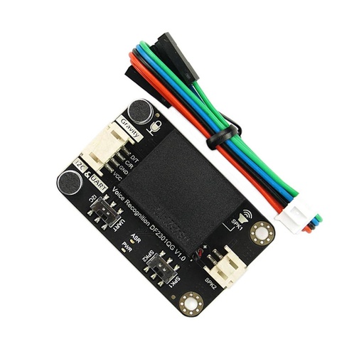 [SEN0539-EN] Gravity: Offline Language Learning Voice Recognition Sensor for micro:bit / Arduino / ESP32 - I2C & UART