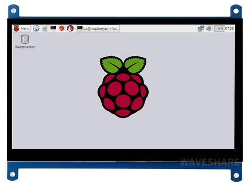 [RA224] 7inch Waveshare Capacitive Touch Screen LCD (C), 1024×600, HDMI, IPS, Low Power 