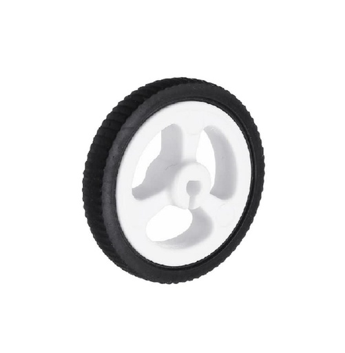 [AF256] White 3PI miniQ Car Wheel Tyre 34mm for N20 Motor