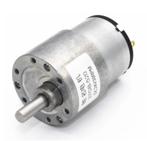 [600RPM/MIN] JGB37-520 DC12V 600RPM/MIN Miniature Forward and Reverse Brushed DC Speed Reducer Motor