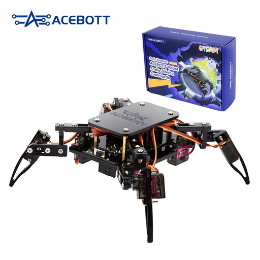 [QD020] ACEBOTT  ESP8266 Quadruped Bionic Spider Robot Kit (without Battery)