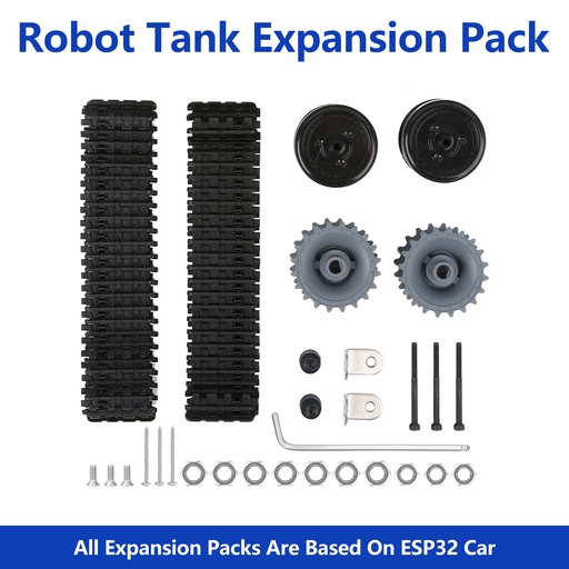 [QD004] ACEBOTT ESP32 Tank Robot Car Expansion Pack for QD001