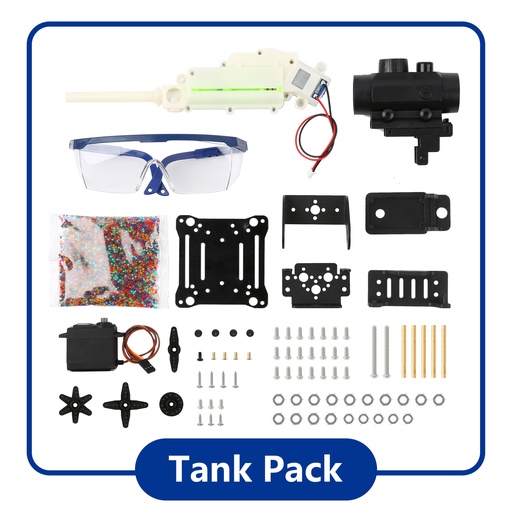 [QD005] ACEBOTT ESP32 Water Ball Launcher Car Expansion Pack for QD001 with goggles