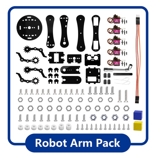 [QD007] ACEBOTT ESP32 5-DOF Robot Arm Kit Expansion Pack for QD001