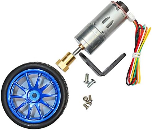 [JB040] JGB37-520 6V 265RPM/MIN Encoder Motor Smart Car Kit （1*Gear Motor with Encoder+1*Bracket+1*6MM Coupling+1* 65mm Wheel+screws）