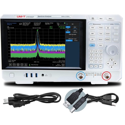 [UTS1032T]  UNI-T 9kHz–3.2GHz  Advanced-Series Spectrum Analyzer with Tracking Generator