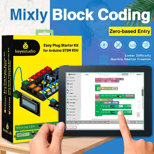 [KS0398] keyestudio EASY plug Ultimate Starter Kit for Arduino STEM Education
