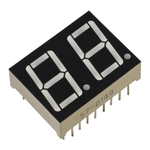 [3621BS] 0.36" Red 2-Digit CA LED 7-Segment Display 20*25mm  5621BS