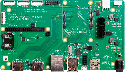 Raspberry Pi Compute Module 4 IO board (CM4IO)