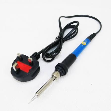[NC607] High-Quality Adjustable Temperature Straight Plug Soldering Iron 60W   UK Plug 220V