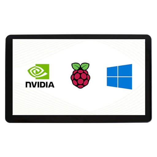 [RJ039] Waveshare 15.6 inch HDMI LCD (H) (with case) Display IPS Toughened Glass Capacitive Touch Screen 1920×1080 for Raspberry Pi/Jetson Nano/PC