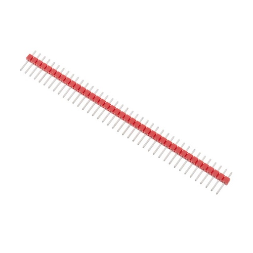 [AC127] Red 2.54mm Single Row Male 1X40 Pin Header Strip 