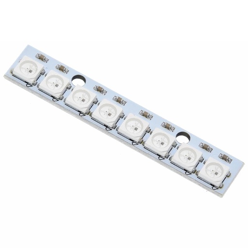 [AH023] White 8-Bit WS2812 LED Electronic Building Block Module size:11*105mm
