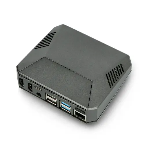 [RA648] Argon ONE Raspberry Pi 4 Aluminum Case V2 - With Power Button/ Cooling Fan/ Dual Full-Size HDMI/ IR Receiver