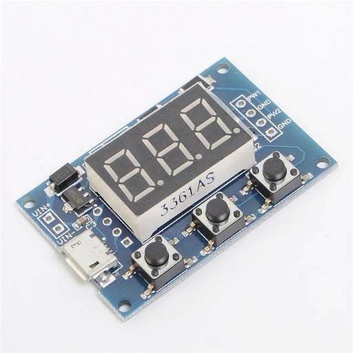 [AA257] 2 Channel PWM Pulse Frequency Adjustable Duty Cycle Square Wave Rectangular Wave Signal Generator Module