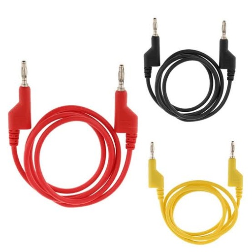 50cm  Double 4mm Banana Cable 15A